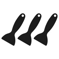 월드크린 플라스틱 스크래퍼 블랙, 3개