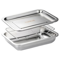 VAIMAR 不鏽鋼方形託盤組