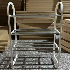 Lunagreen Home 堅固鞋櫃 45 x 19 x 63 cm, 白色, 4層