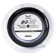ASCENDING Rolgut 羽球拍線 BG68, 黑色, 1個