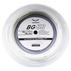 ASCENDING Rolgut 羽球拍線 BG68, 白色, 1個