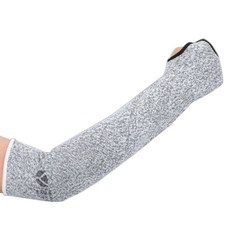 방검 손가락형 작업용 팔 보호대, 그레이, 1개