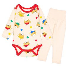 MilkBaby 可愛動物朋友嬰兒連身衣褲套裝