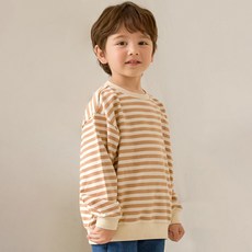 unifriend 兒童條紋大學T