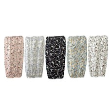 T-Rex 女款寬鬆版型花朵涼感袖套5種 x 2件組, 粉紅色, 紫色, 黑色, 藍色, 白色, 1套