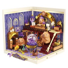 JAKi 佳奇 迷你城鎮 水豚魔法商店 相容積木 FK022, 混合顏色, 1個