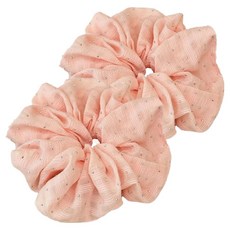 ROSICLER 彩虹格子大腸髮圈 2入