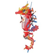 海洋機器人 深海海馬 迷你積木 662037-3LI, 混合色, 1個