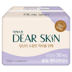디어스킨 슬림 팬티라이너, 롱, 30개입, 1개