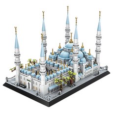 WANGE 萬格 環遊世界伊斯坦堡藍色清真寺相容積木 5251wg, 混合色, 1個