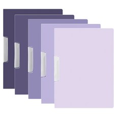Modernat 漸層標籤夾 A4 5件組, 紫色, 1套