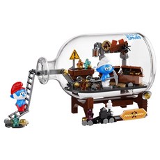 JAKi 佳奇 藍色小精靈金礦探險相容積木 HK323, 混和顏色, 1個