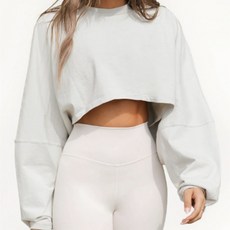 Unheve 女性短版長袖T恤