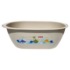 fisher-price 費雪 新生兒專用 Hug Fit 壁掛式浴盆, 柔和米色