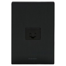 nano 電氣 Art2 Simple 單孔用 8P 嵌入式模組 全黑, 1個