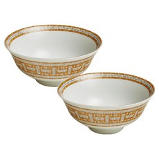 HERMES 愛馬仕 馬賽克24K金湯碗 11cm 026083P, 混合色, 2個