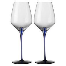 KinG CRYSTAL 紅酒杯2件組 藍芯黑底, 1套, 750ml