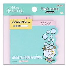 sun-star Disney卡通造型便利貼, 1個, 杯子阿奇, 30張