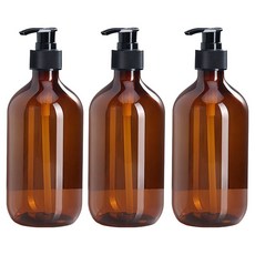 리빙메이커 주방 세탁 세제 리필 소분 공병 500ml, 3개, 엠버