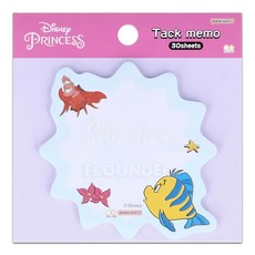 sun-star Disney卡通造型便利貼, 1個, 比目魚, 30張