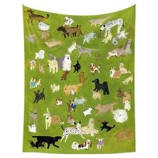 마켓에이 드로잉 강아지 태피스트리, 그린