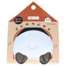 sun-star 動物QQ小屁屁造型便利貼, 1個, 40張, 熊貓