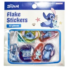 sun-star 史迪奇夏日海灘造型貼紙, 1個, 藍色