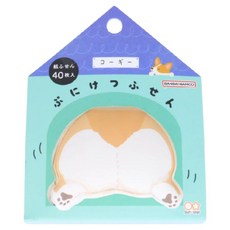 sun-star 動物QQ小屁屁造型便利貼, 1個, 40張, 柯基