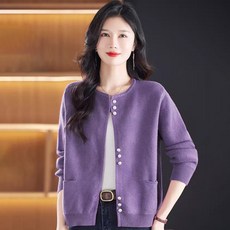 POPLARNC 女款 Karin 大尺碼針織開襟衫 P25FC080722