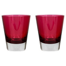 Baccarat 水晶馬賽克玻璃杯 紅色 2811578, 2個