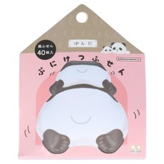 sun-star 動物QQ小屁屁造型便利貼, 1個, 40張, 親子熊貓