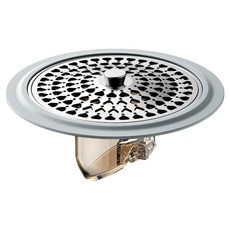 TIMLEI 304不鏽鋼濾網/洗手台漏水塞/彈跳芯/防堵防臭止水過濾器/堵水器, 極光灰