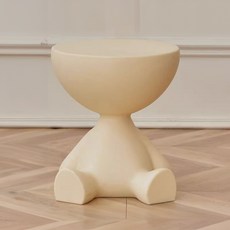 바이비드 가정용 소파 사이드 귀여운 테이블, 화이트