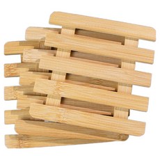 Wellot 家用木製多用途杯墊鍋墊砂鍋墊, 3個