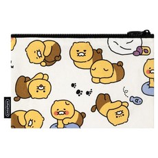 春植日常圖案扁平收納包