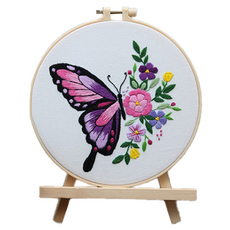 인아트 힐링 취미 나비 십자수 3번