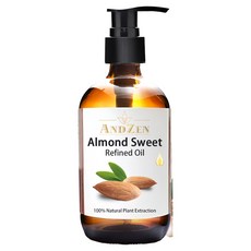 ANDZEN 安得仁 甜杏仁油 玻璃瓶裝 按摩油保濕油基礎油基底油, 250ml, 1件