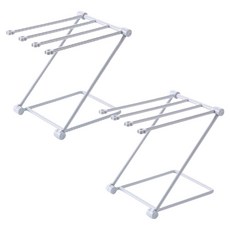 Malltoday Haengpposong 迷你抹布晾乾架, 02 灰色, 2個