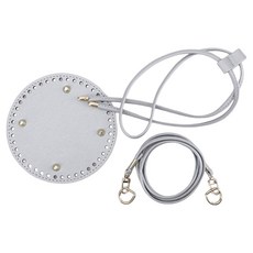 코히모 복조리 가방 만들기 버킷백 DIY 밑판 스트랩 조임끈 세트 5W0585, 실버, 1세트