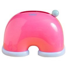 Richisalbong 可愛屁屁方形面紙盒 22 x 13.5 x 14 cm, 深粉紅色, 1個