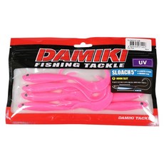 다미끼 슬로치 루어미끼 127mm 8p, 438 HOT PINK, 6.8g, 1개