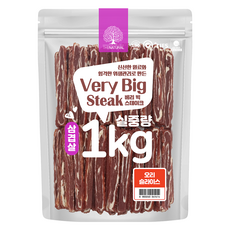 더내추럴 강아지 베리빅 삼겹살 스테이크, 오리 슬라이스, 1kg, 1개 오리 슬라이스, 1kg, 1개