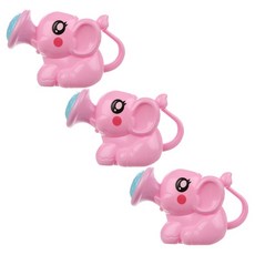 바른코리아 목욕놀이 코끼리 물놀이 물뿌리개 가든놀이, 3개, 핑크