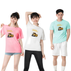 MI MI LEO 高透氣吸排T恤3件組 台灣製 B12, 薄荷綠 + 白 + 蜜桃粉