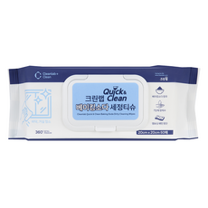 크린랩 퀵앤클린 베이킹소다 세정티슈 50p, 1개