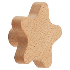 KODACHIEF 俐落抽屜把手 實心櫸木, 大星星, 1個