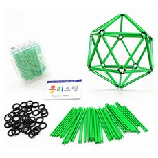 폴리스틱 링과 스틱으로 창의력을 발휘해 보자 60p 세트, 1세트