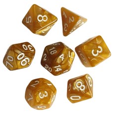 Sun&Dream 桌遊塔羅多面骰子7件組, DT24, 1套