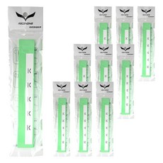 ASCENDING 오버그립 배드민턴라켓 그립 테이프, 그린, 10개