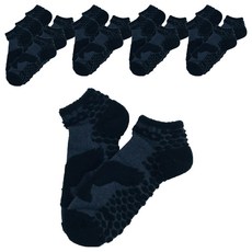 Kuseu 男性戶外毛圈運動短襪 10雙組, 黑色, 1套